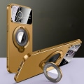 Miniatyrbild 1 av 5: Case kompatibelt med Iphone 15 Pro Max/15 Pro, Matt PC Stort phone case med läckageetikett magnetiskt fäste Yellow For iPhone 15 Pro