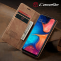 Miniatyrbild 3 av 5: Kompatibel med Samsung Galaxy A30/a20/m01s Case Kortplats Flip Magnetisk Stativ Case För Samsung Galaxy A30/a20/m01s Premium Pu Leather Yellow