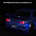 Miniatyrbild 5 av 5: Turbo Racing 1:76 C64 Drift RC-bil med gyro, radio, full proportionell fjärrkontroll, leksaker, RTR-kit Blue none