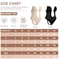 Miniatyrbild 5 av 5: Kvinnor Body Shaper Rygglös bröllopsbody Plunge-bh Bröllopsformkläder underkläder Black S