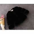 Miniatyrbild 2 av 2: Barn fuskpäls Baby Tjock Parka Girl Warm Coat Jacka Kappa Ytterkläder Barn Black 150CM