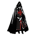 Miniatyrbild 1 av 4: Herr medeltida Crusader Knights Templar Dräkt hög kvalitet Black M