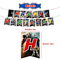 Miniatyrbild 2 av 5: Transformers tema Födelsedagsfest dekorationer transformatorer Dragflikar Tårta Insatser Ballonger Spiralberlocker Set C