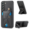 Miniatyrbild 1 av 4: Phone case för Galaxy S22 Phone case Stötsäker telefonhållare Kortplats Multifunktionell black