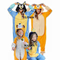 Miniatyrbild 1 av 5: Xxl Volwassen Kids Kigurumi Nieuwe Aankomst Dier Tecknad Blauwe Hond Rompertjes Pyjamas Kerst Julkostuum Bingo onesie XL Fit 178cm-188cm