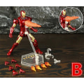 Miniatyrbild 1 av 4: Zd Toys Marvel Iron Man Mk1 Mk2 Mk3 Mk4 Mk5 Mk6 Mk7 Mk42 Mk43 7&quot; Film Actionfigur Iron-man Mark 1 2 3 4 5 6 7 42 43 Legends C MK3 B - Loose
