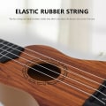 Miniatyrbild 5 av 5: Barngitarr Ukulele Nybörjarmusikinstrument 15 tum med 4 strängar minigitarr för skicklighet Förbättring av barn Spela tidigt Pedagogiskt Pre Sch Brown none