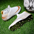 Miniatyrbild 3 av 5: KIDENG Fotbollsskor för män Fotbollsskor med hög ankel för vuxna Grästräning Sport Skor Sneakers Yj32751G White 44