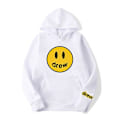 Miniatyrbild 1 av 2: Drew Smiling Face Tröja Herr Samma modell Justin Bieber Same Street Par Klänning Hoodie White M