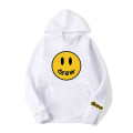 Miniatyrbild 1 av 2: Drew Smiling Face Tröja Herr Samma modell Justin Bieber Same Street Par Klänning Hoodie White XL