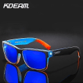 Miniatyrbild 1 av 3: Kdeam Mirror Polarized Solglasögon Uv400 Resesolglasögon blue