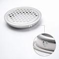 Miniatyrbild 3 av 5: 20 stycken Runt rostfritt stål Ventilationsgaller Cover - Cirkeldesign för skåp Skåp frånluftsventilation i kitc null none
