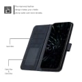 Miniatyrbild 3 av 5: Case till Samsung Galaxy S21 Ultra 5g cover Case Flip Magnetisk stängning Kickstand Blue