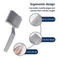Miniatyrbild 5 av 5: Barberfade kammar, böjd positioneringskam, hårklippskam, hårklippskam med gradientdesign null none