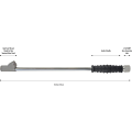Miniatyrbild 2 av 2: TOPRING 63.170C Dubbelfots tiltlåsande luftchuck för däck med standardventiler, 13 tums utökad räckvidd, stängt flöde, 1/4(F) NPT-inlopp