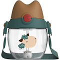 Miniatyrbild 2 av 4: Pop-up lock för baby Halmkopp, inlärningskopp för nattträning, oberoende drickskopp för toddler , 300 ml mjölkpulverkopp med kryss null none