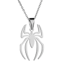 Miniatyrbild 4 av 5: Spider Hänge Halsband Rostfritt stål Lätt Spiderman Berlock Smycken För Barn Kvinnor Pojkar Flickor