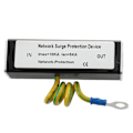 Miniatyrbild 2 av 5: Rj45 Plug Ethernet Network Surge Protector Thunder Arrester 100mhz Black Silver Tone none