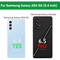 Miniatyrbild 2 av 9: TASHHAR Samsung Galaxy A54 5G case med bältesklämma hölster Militärklass Heavy Duty 3 i 1 Stötsäker rustning Robust Hållbar för Galaxy A54 5G black
