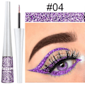 Miniatyrbild 4 av 5: Cmaadu 16 förpackningar med färgglada glitter glitterpulver eyeliner paljett Flash eyeliner flytande null none