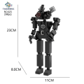 Miniatyrbild 1 av 2: Monitor vs Toilet Man's Building Block Toy Model Handgjord Monitor