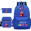 Miniatyrbild 1 av 4: Garten of Banban student ryggsäck Royal Blue Three Piece Set