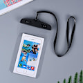 Miniatyrbild 1 av 4: Vattentätt phone case Drift Cover Simning Vattentät väska för 6-tums cover Påse Case Undervattens torrväska Case C B-Black
