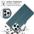 Miniatyrbild 5 av 5: Crossbody dragkedja case kompatibel med Iphone 15 Pro Max, Pu läder stötsäkert cover med korthållare och rem Black For iPhone 15 Pro Max
