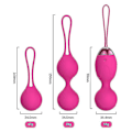 Miniatyrbild 2 av 5: 3 kg Balls Device Training Kit för att stärka toning bäckenmuskler ROSE red 3PCS