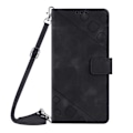 Miniatyrbild 2 av 4: Case till Ipod Touch 7 med långhalsband Läder Flip Cover Kompatibel med Ipod Touch 7 Case Black