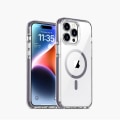 Miniatyrbild 1 av 4: För Iphone 15 Klart Case, Magnetisk Magsafe Case För Iphone 15 Transparent Shcokproof Purple