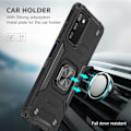 Miniatyrbild 7 av 8: Xhy Samsung Galaxy A03S Case med magnetisk ringhållare Kickstand Militärklass helkropp Dubbellagers fallskydd Robust Hållbar lossnar black