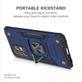 Miniatyrbild 5 av 9: Xhy Samsung Galaxy A53 5G Case med skärmskydd Magnetisk ringhållare Kickstand Militärklass helkropp Dubbellager Drop Protection Du blue