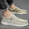 Miniatyrbild 5 av 5: Wally Lättvikts Loafers för män som andas Casual Slip-on Sneakers Skor Khaki EU 40  US 7