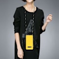Miniatyrbild 4 av 4: Wheat Straw Material + Tpu Case med snodd för Samsung Galaxy S10 Plus Yellow For Samsung Galaxy S10 Plus