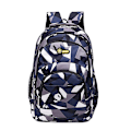 Miniatyrbild 1 av 5: Gymnasieryggsäckar för flickor grundskolebarn skolväska mochila högkvalitativ skolväskor med stor kapacitet för barn pojkar Deep blue