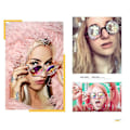 Miniatyrbild 2 av 2: Pychedeic Fetiva Kaeidocope Rainbow Beautifyga Rave Ae Prim Diffraction Black