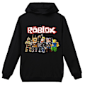 Miniatyrbild 1 av 2: Barn Flickor Pojkar Roblox Print Långärmad Hoodie Hooded Pullover Toppar 7-8 Years