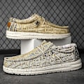 Miniatyrbild 1 av 5: Wally Lättvikts Loafers för män som andas Casual Slip-on Sneakers Skor Khaki EU 40  US 7
