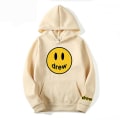 Miniatyrbild 1 av 2: Drew Smiling Face Tröja Herr Samma modell Justin Bieber Same Street Par Klänning Hoodie Khaki XXXL
