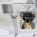 Miniatyrbild 4 av 5: A Haircut Fade Combs, Professionellt böjd positioneringskam, Gradienter Design Hårklippningskam Med Ergonomisk Design, Kam För Barbe At Gray none