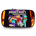 Miniatyrbild 1 av 3: Barn Minecraft printed case Pennpåse Dragkedja Gåvor D