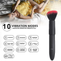 Miniatyrbild 2 av 4: Trådlös Kraftfull Kroppsmassager Sminkborste Stil 10 Starka Vibrationshastigheter Ansiktsakupunktmassager Sminkvibrator För null none