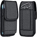 Miniatyrbild 1 av 6: Case Nylon med cover för Samsung Galaxy A02s A12 A32 A42 A51 A52 A71 A72 S20 FE S10+ S9 A01 black none