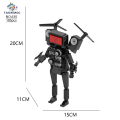 Miniatyrbild 1 av 2: Monitor vs Toilet Man's Building Block Toy Model Handgjord TV Man Upgrade