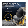 Miniatyrbild 5 av 5: Mininyckelring Power Bank Digital Display Spaceman Power Emergency Pod Vattentät 1500 mah Ultralätt för camping B Yellow none