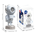Miniatyrbild 2 av 4: Astronaut Bubble Machine Helautomatisk 360 roterande bubbelblåsare leksak Astronaut USB -laddning null none