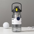 Miniatyrbild 4 av 5: Vattenflaska - Läckagesäkra Bpa-fria vattenflaskor, låsfunktion och fällbart lock, dricksvattenkoppar Black 1000ml