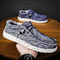 Miniatyrbild 1 av 5: Wally Lättvikts Loafers för män som andas Casual Slip-on Sneakers Skor Blue EU 41  US 8