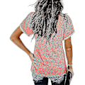 Miniatyrbild 3 av 3: 2023 kortärmad t-shirt för kvinnor Casual lös rund halsad topp Mode som andas sommarkläder Nytt pink M